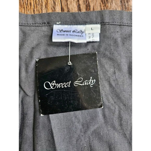 Vintage Sweet Lady Bustier, Sarong / Wrap Around Skirt Set Sz L, W/Scarf NWT - Picture 4 of 16